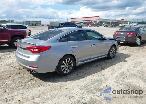 2017 Hyundai Sonata Sport z USA, uszkodzony, nr VIN 5NPE34AF6HH438222
